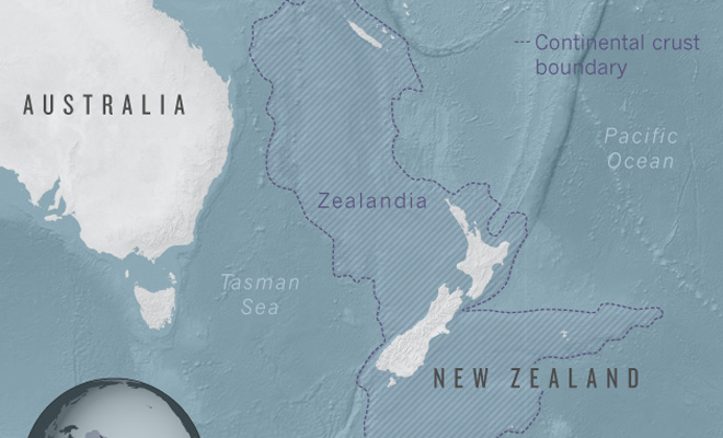 Ученые открыли новый ранее неизвестный континент. Проблема в том, что он под водой зеландия,континент,острова Новой Каледонии,Пространство