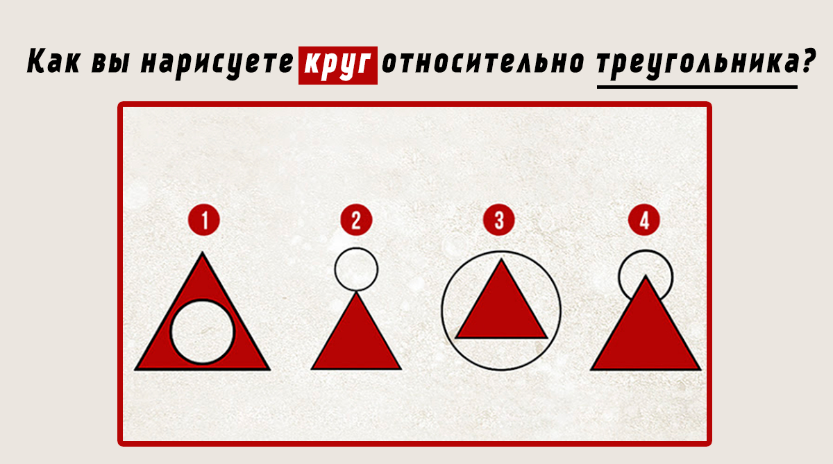 Тест портрет личности. Тест треугольник круг. Психологический тест треугольник и круг. Тест с треугольником и кругом. Тест нарисуйте кружок треугольник.