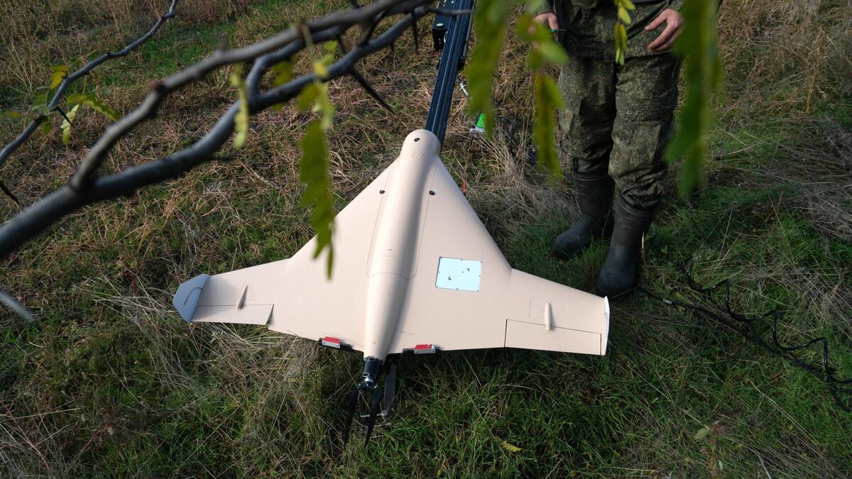 Версия дрона "Shahed-136" ("Герань") отечественного производства.