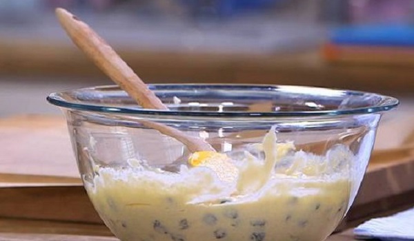 песочный кекс с изюмом