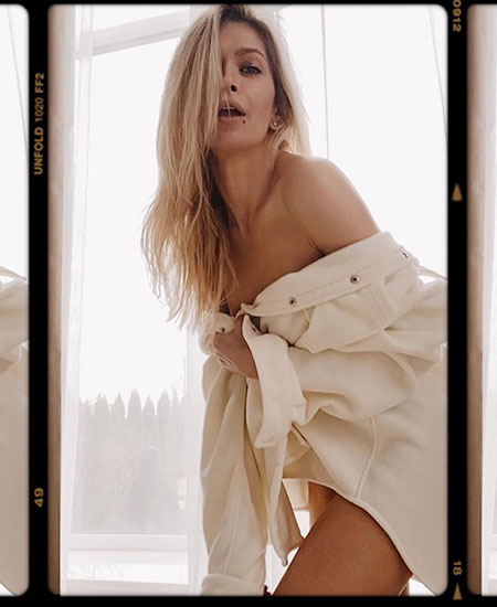 Вера Брежнева снялась полуобнаженной в web-фотосессии Экстерьер