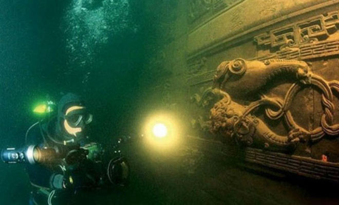 Находки с морского дна: под илом блеснули необычные артефакты археология,дайвер,наука,находка,океан,Пространство,черные копатели