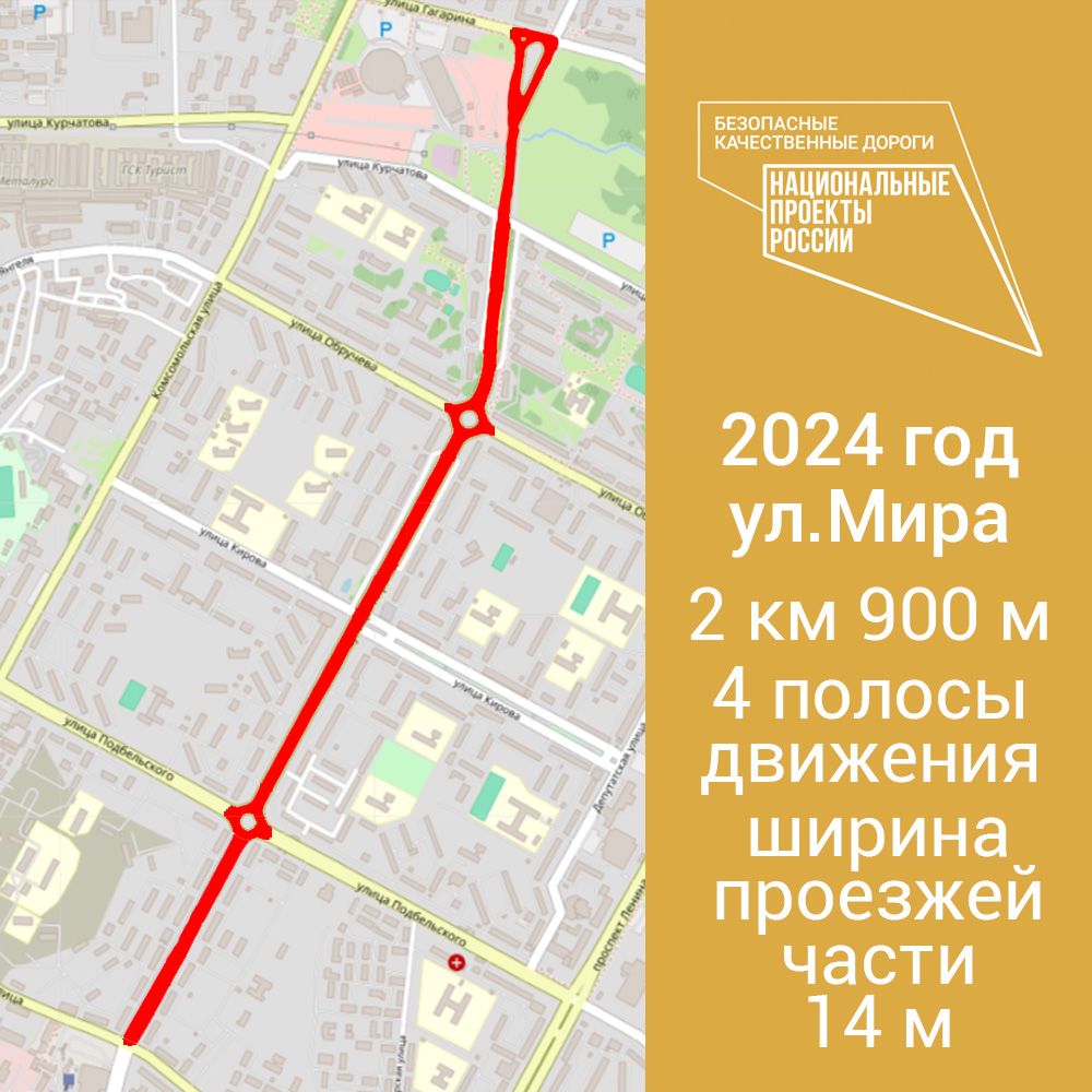 Улицу Мира в Братске отремонтируют на протяжении 62 тыс. кв. м.