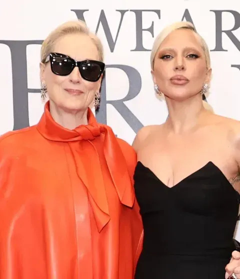 Леди Гага, Мэрил Стрип, Энн Хэтэуэй, Эмили Блант и Анна Винтур посетили премьеру фильма 