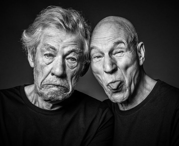 Patrick Stewart And Ian Mckellen