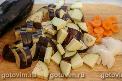 Мясо с баклажанами по-грузински, Шаг 02