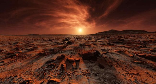Под поверхностью Марса есть кислород