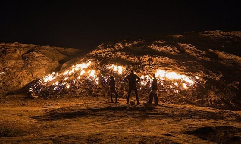 Неугасимый огонь: пылающая гора Таш-Кух