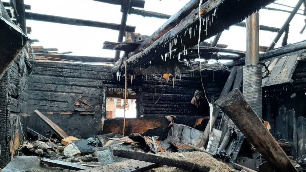 Мордовец сгорел вместе с домом из-за непотушенной сигареты