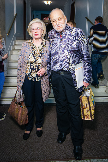 Бедрос Киркоров с женой Людмилой