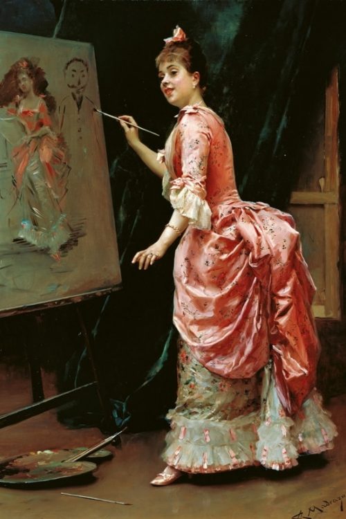 художник La Toilette Raimundo de Madrazo y Garreta картины – 07