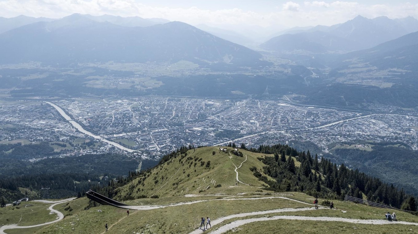 Смотровая в австрийских Альпах