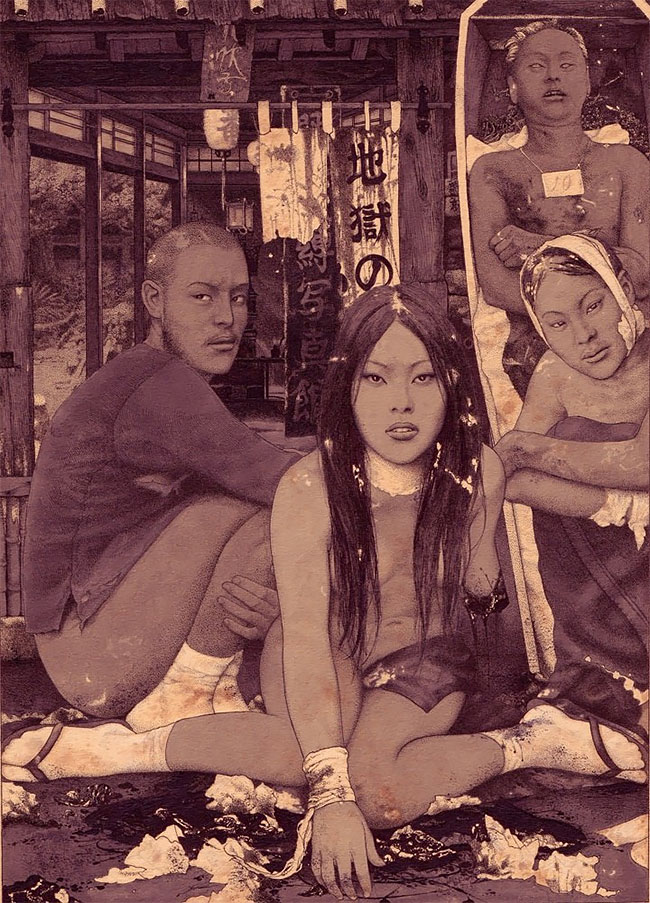 Смесь невинности, красоты, и упадка в работах Вани Журавлева 