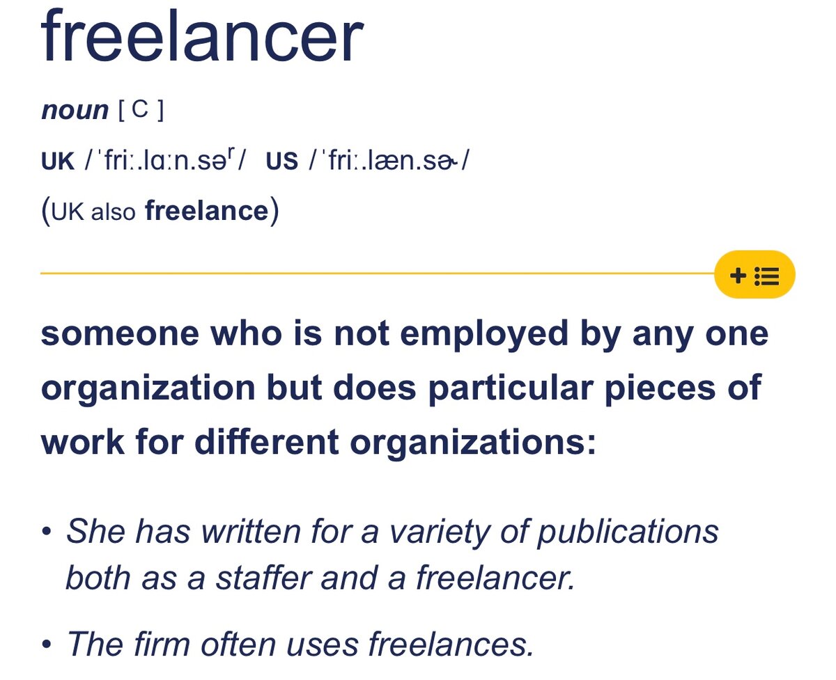 Что означает модное слово "фрилансер" и как оно появилось в английском?