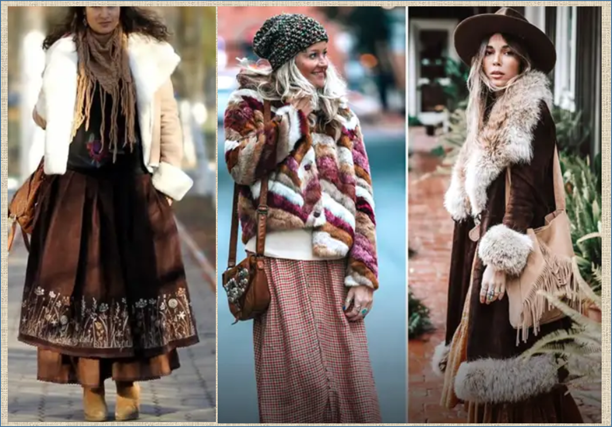 Зимний бохо-образ - это тепло и красиво идеи и вдохновение,мода,стиль