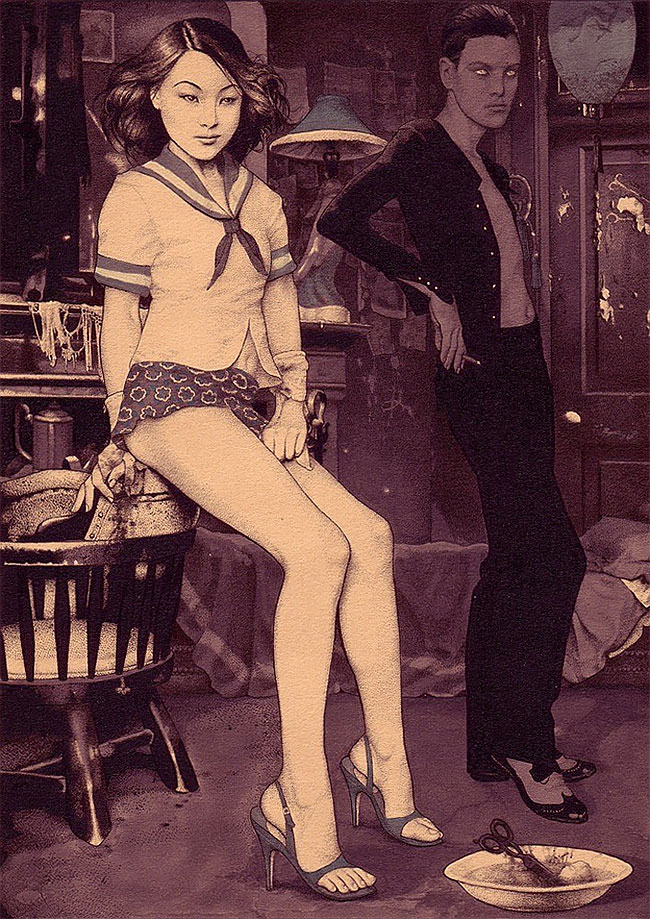 Смесь невинности, красоты, и упадка в работах Вани Журавлева 