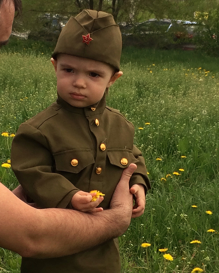 Детские военные фотографии