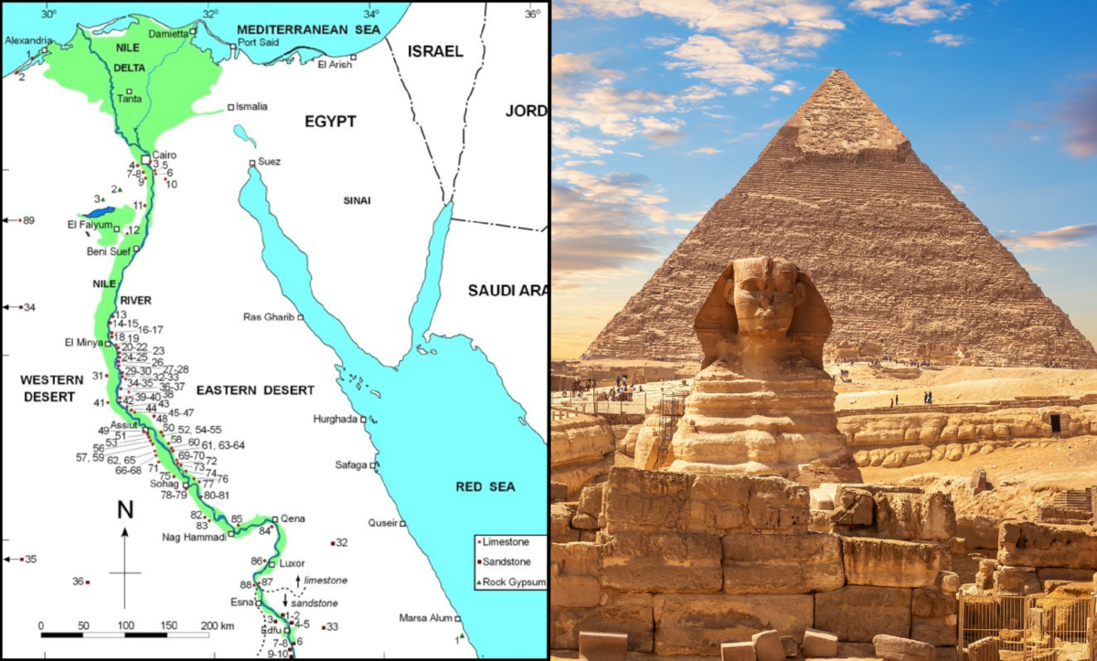 Всего было построено как минимум 118 пирамид, по всей дельте Нила