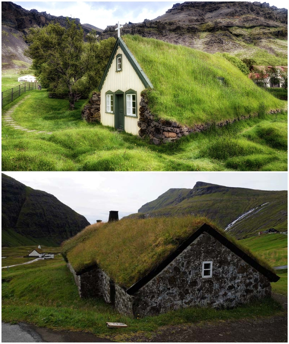 Зачем в Скандинавии на крышах домов высаживают траву архитектура,где и как,кто,ремонт и строительство