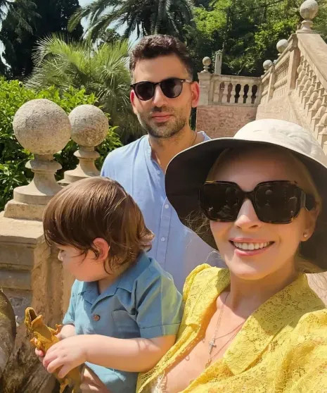 Линдси Лохан с семьёй