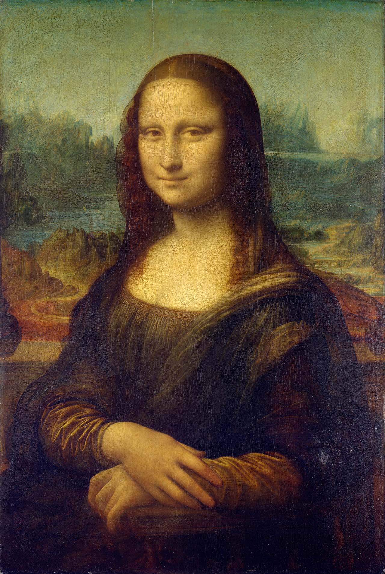«Джоконда», или «Мона Лиза». Полное название – «Портрет госпожи Лизы дель Джокондо», 1503-1519 годы