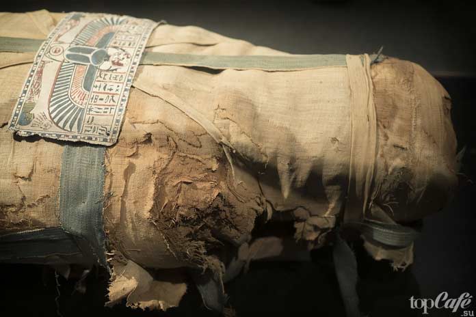 Положение рук мумии. CC0