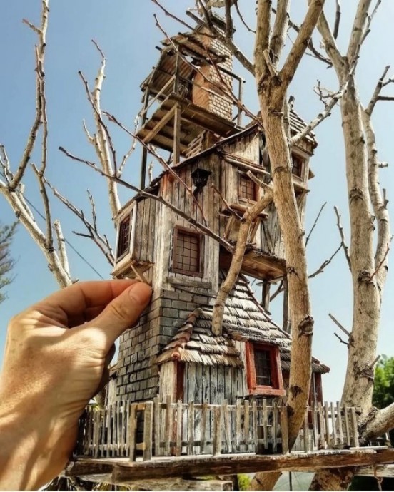 Удивительные миниатюрные дома идеи и вдохновение,мастерство,творчество
