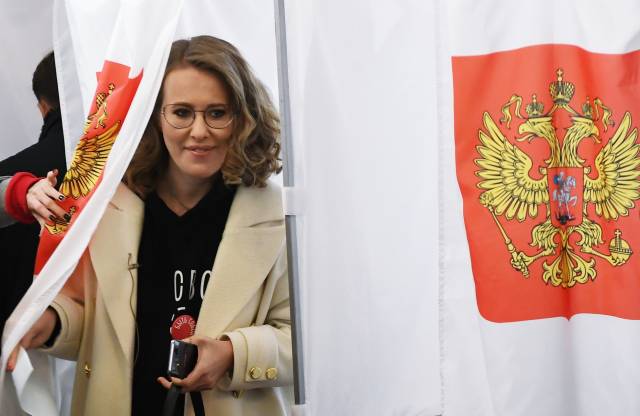 Собчак обогнала Жириновского на выборах президента РФ в Петербурге