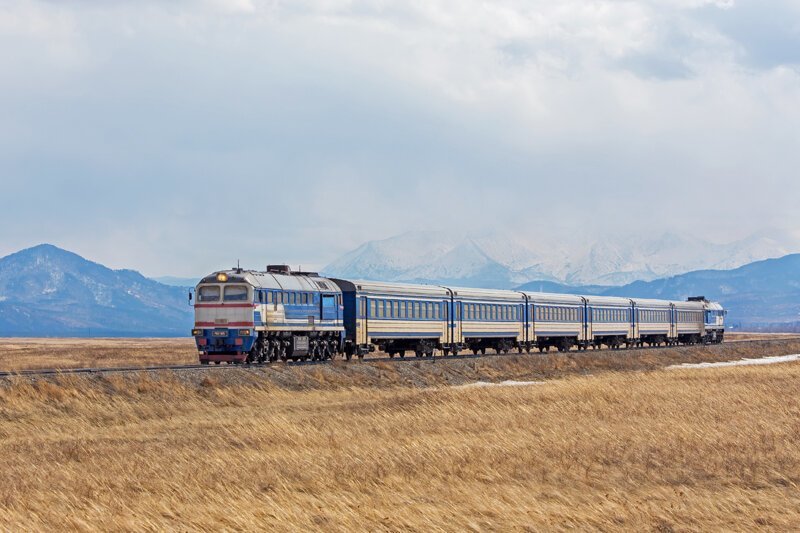 Романтическое железнодорожье путешествия