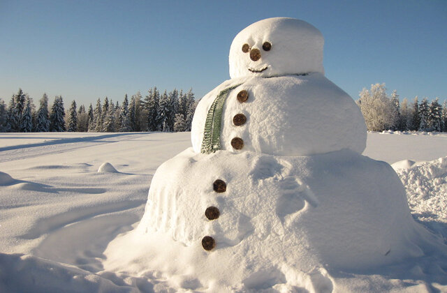 «Снежная дура»: история снеговика зима,интересное,история,снеговик