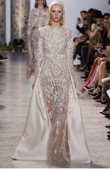Украшение мировых подиумов - роскошные вышитые платья Haute couture лучшее