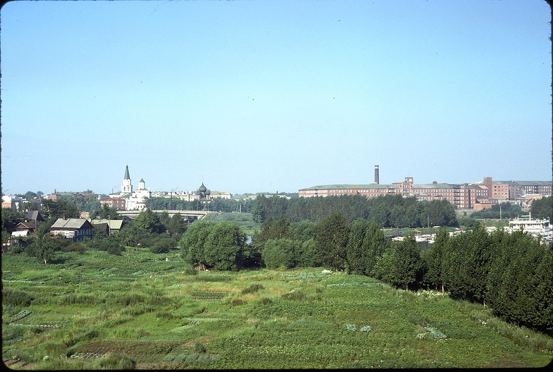 СССР из окна поезда в 1975 г СССР, поезд