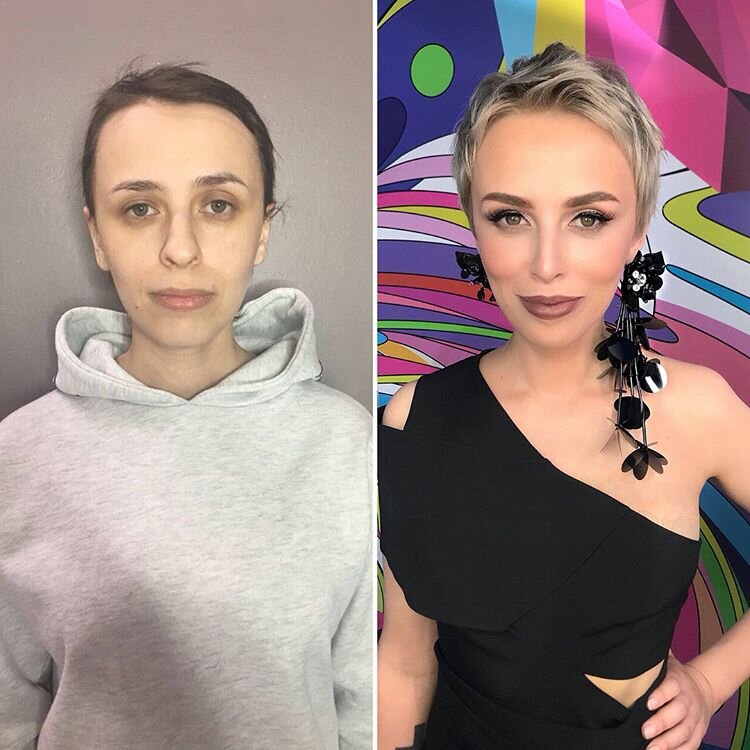 Преображение после стилиста фото до и после