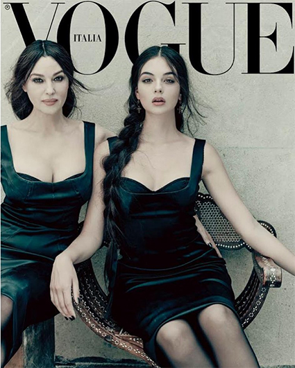 Дочь Моники Беллуччи Дева Кассель снялась для первой сольной обложки Vogue Новости моды