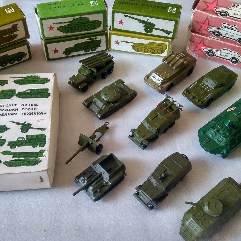 Военные игрушки из СССР 