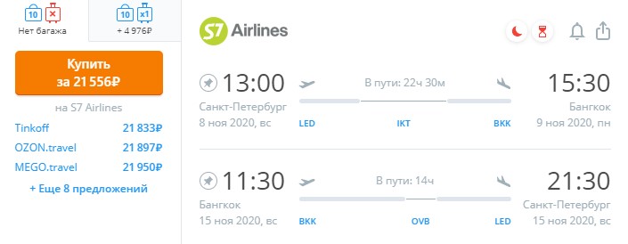 Из Питера в Таиланд