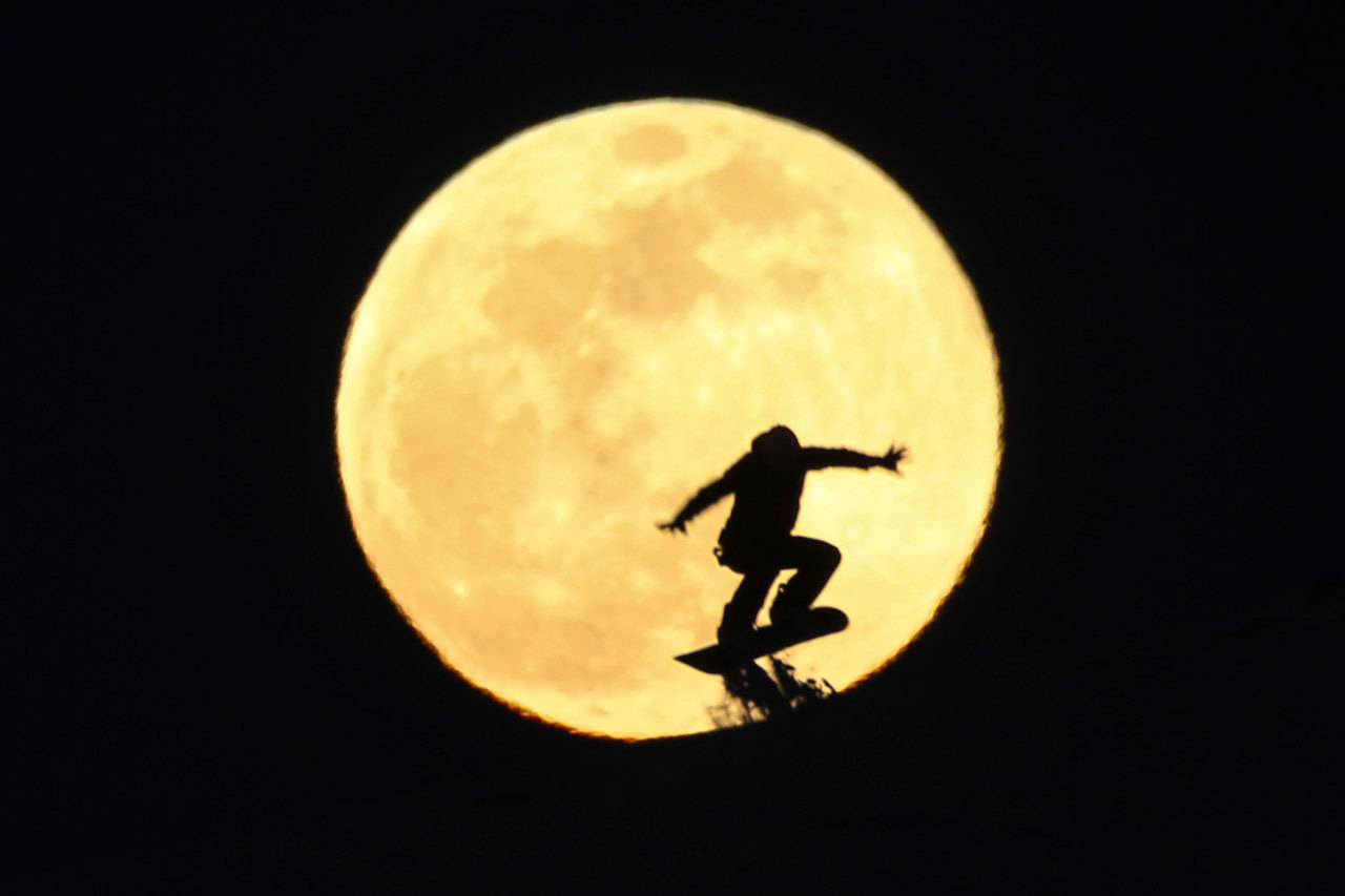 Суперлуние 2019 пейзажи