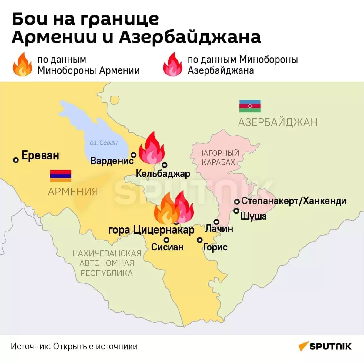 Карта армении и азербайджана 1975 года