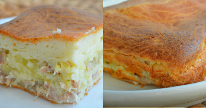заливной пирог с курицей