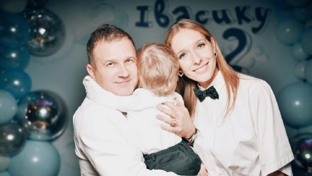 Katya Osadchaya and Yuri Gorbunov touching congratulated son's birthday | The Koz Telegram