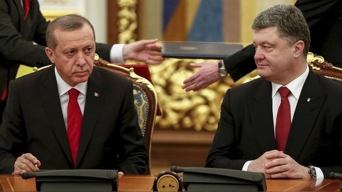 Киев рассказал об обещании Эрдогана не признавать воссоединение Крыма с Россией
