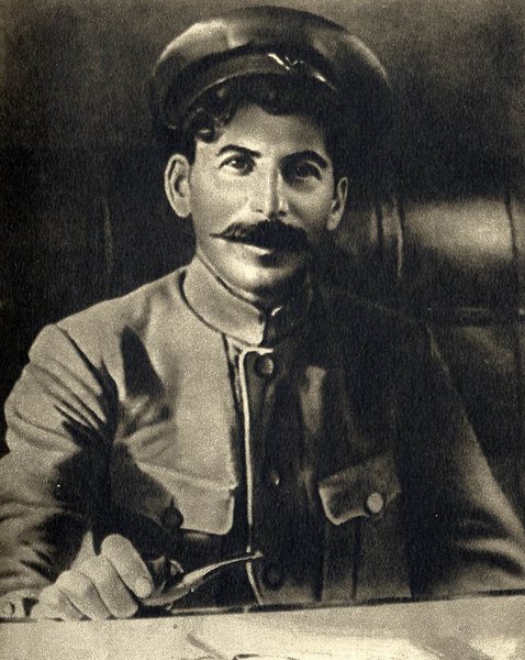 И. Сталин. Снимок времён Гражданской войны.