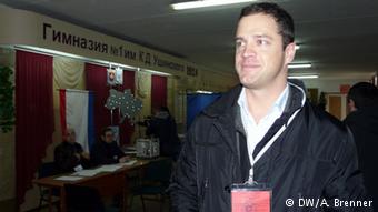 Йоханн Гуденус на референдуме в Крыму, Симферополь, 16 марта 2014