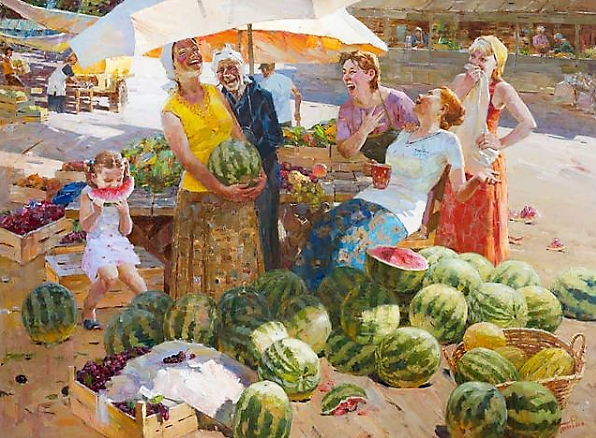 «Продавцы арбузов», 2018