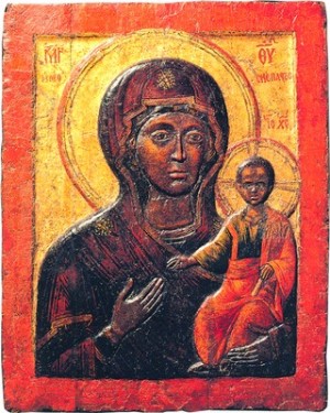 Влахернская икона Божией Матери. 2-я пол. XV в. 