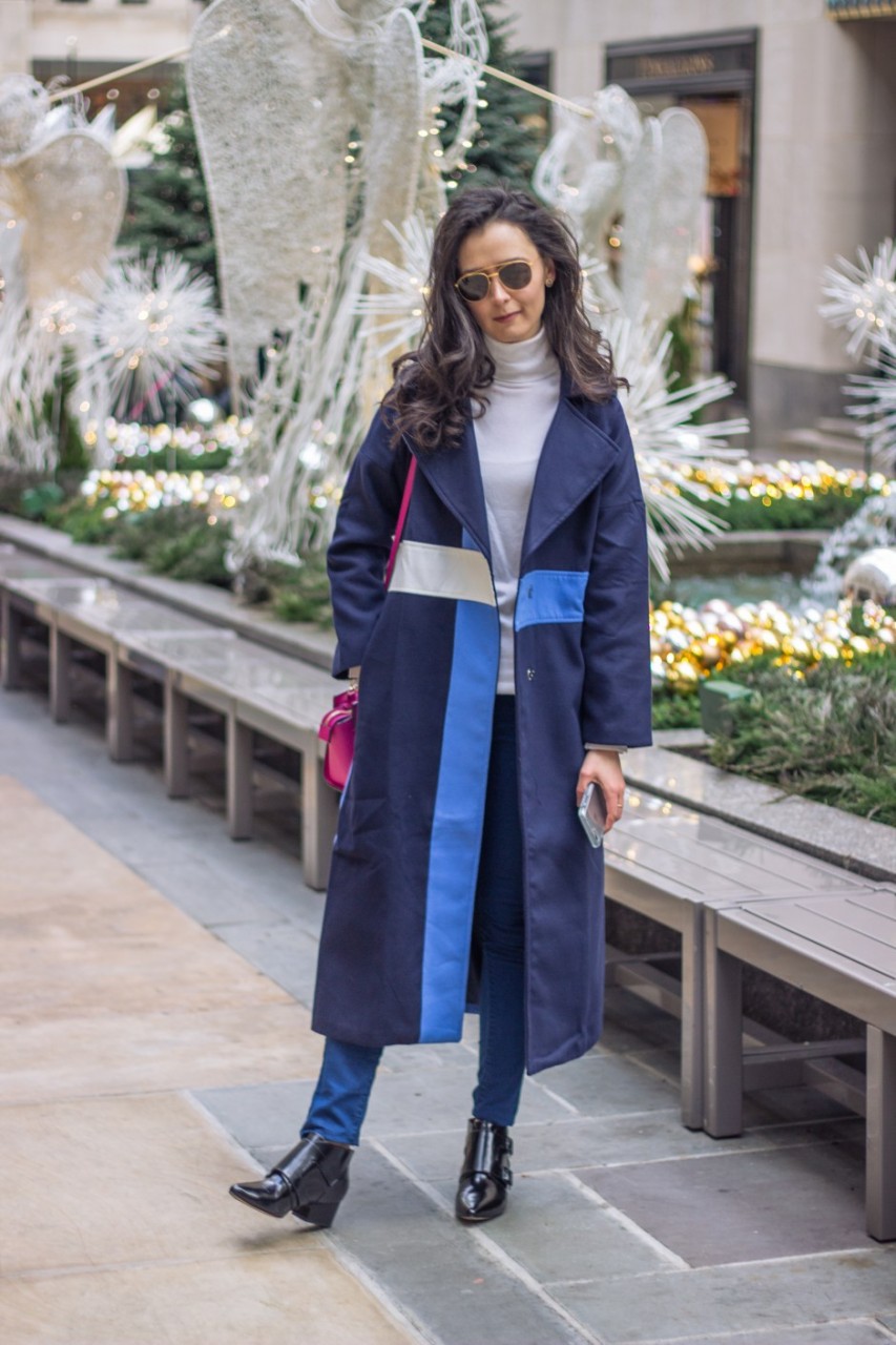 NYC Blogger: Colour Block Coat 15