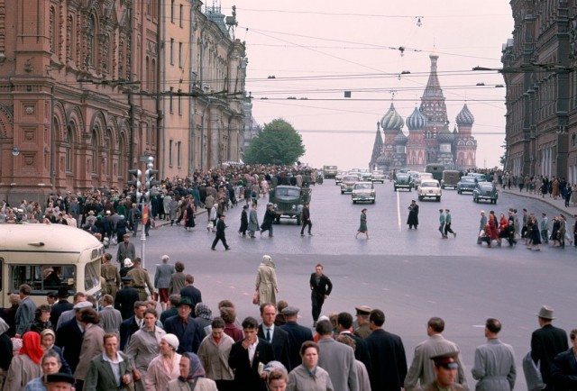 Немного советской Москвы в цвете СССР, москва, факты