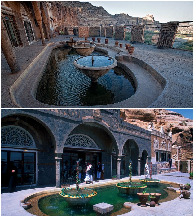 Dar al-Hajar — симпатичная достопримечательность Йемена архитектура,Ближний Восток,Йемен