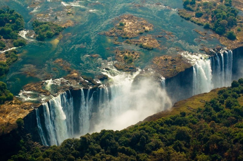 Водопад Виктория, Замбия природа, релакс
