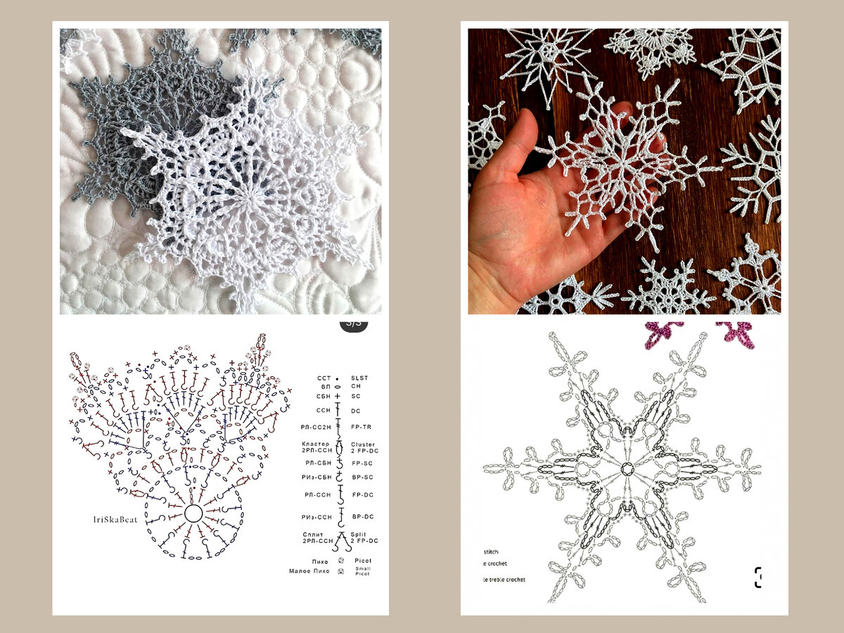 Универсальное украшение для Нового года: сказочные снежинки - схемы для новогоднего декора снежинок, крючком, лучше, можно, Новый, создания, подходят, всего, вязания, нитки, пряжа, Тонкая, пряжу, подходящую, выберите, работу, начать, нежных, кружевных, сверкающими